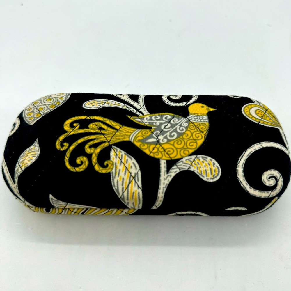 Vera Bradley Yellow Bird eye/sunglasses case